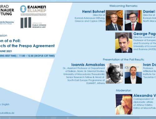 Παρουσίαση αποτελεσμάτων δημοσκόπησης: “Οι Προοπτικές της Συμφωνίας των Πρεσπών”